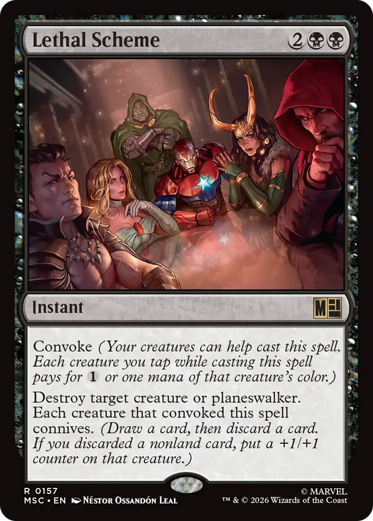 Lethal Scheme (Surge Foil) [Marvel Super Heroes Commander] | Cards and Coasters CA