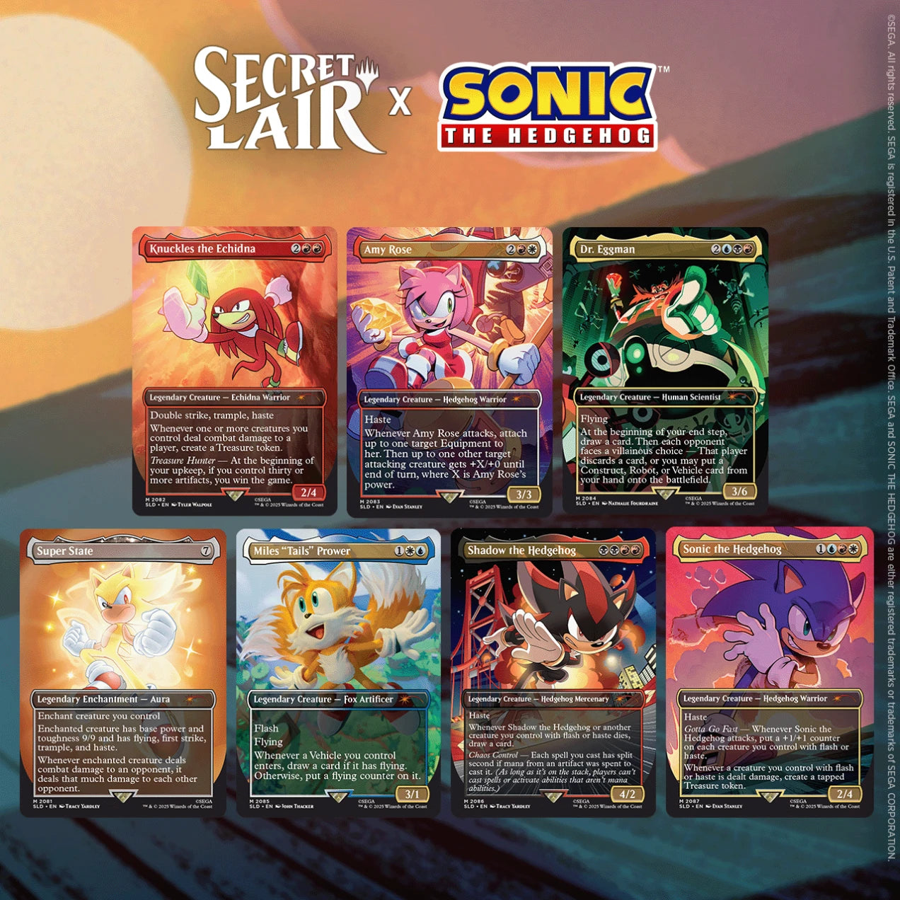 MTG Secret Lair Drop: Sonic Friends and Foes Foil | Cards and Coasters CA