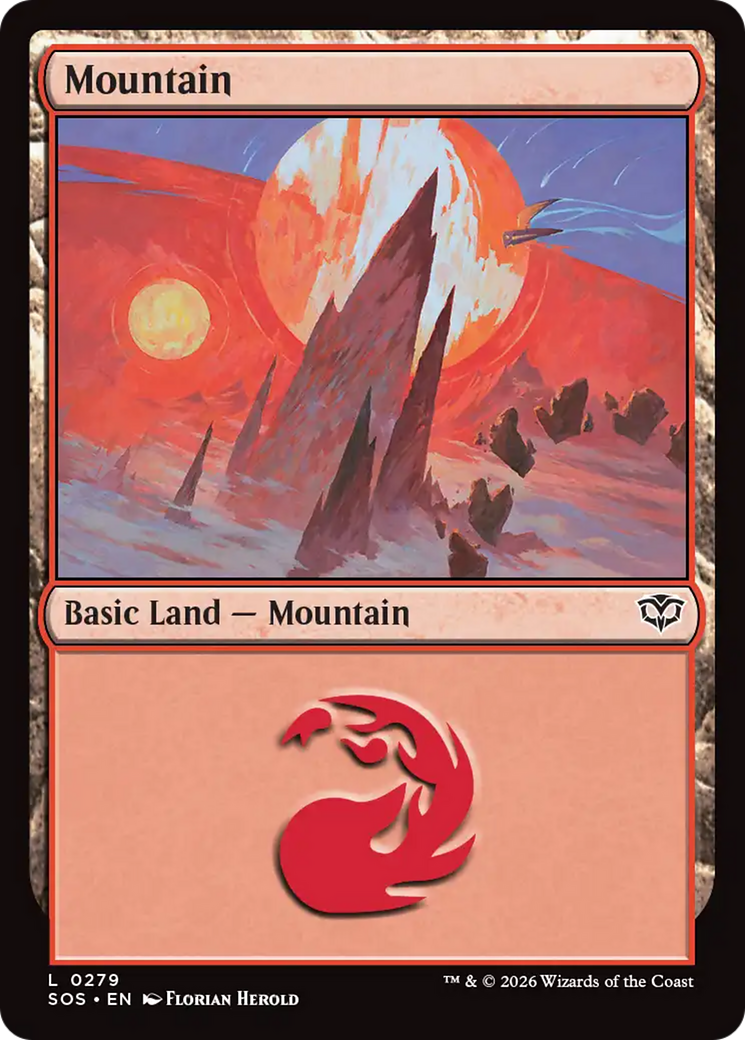 Mountain (0279) [Secrets of Strixhaven] | Cards and Coasters CA
