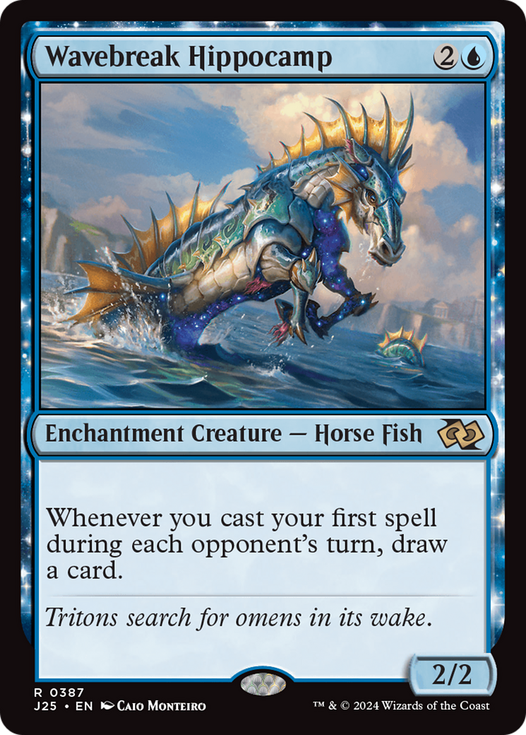 Wavebreak Hippocamp [Foundations Jumpstart] | Cards and Coasters CA