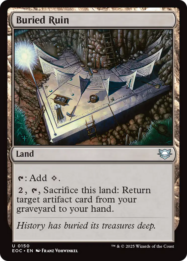 Buried Ruin [Edge of Eternities Commander] | Cards and Coasters CA