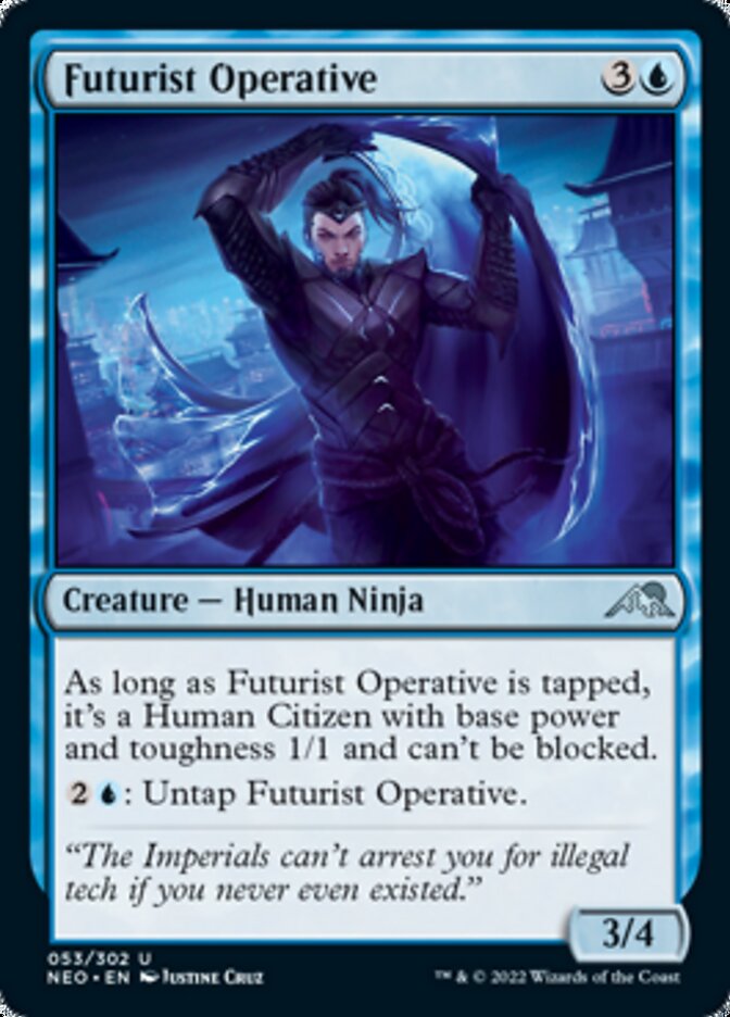 Futurist Operative [Kamigawa: Neon Dynasty] | Cards and Coasters CA