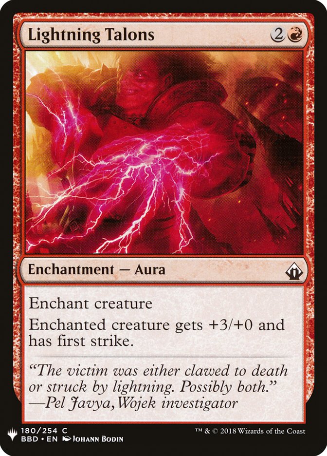 Lightning Talons [Mystery Booster] | Cards and Coasters CA