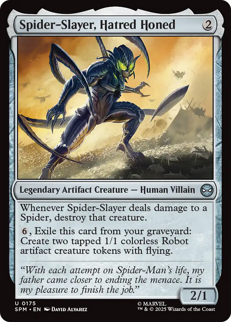 Spider-Slayer, Hatred Honed [Marvel's Spider-Man] | Cards and Coasters CA