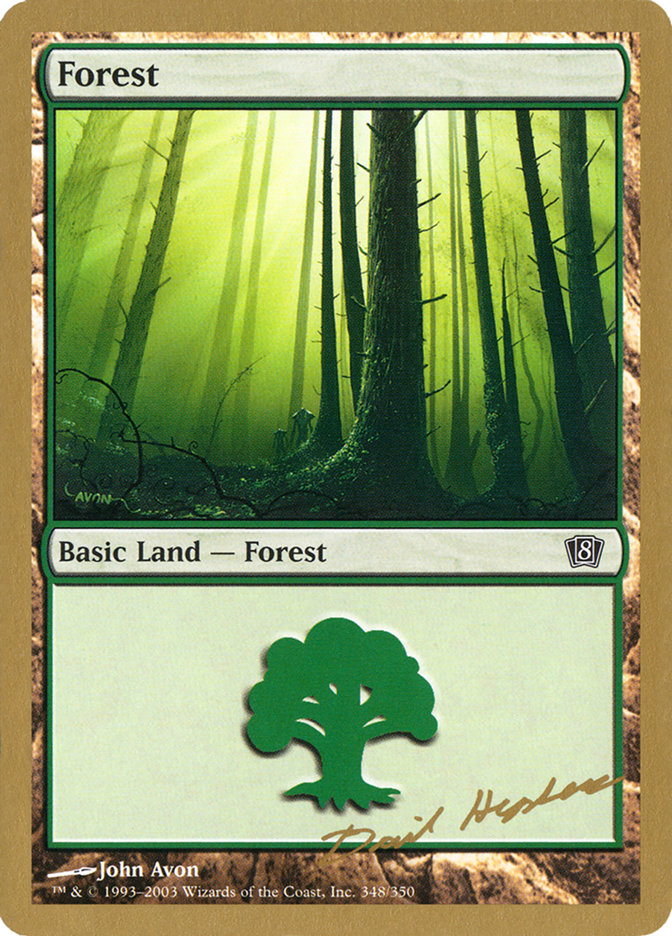 Forest (dh348) (Dave Humpherys) [World Championship Decks 2003] | Cards and Coasters CA