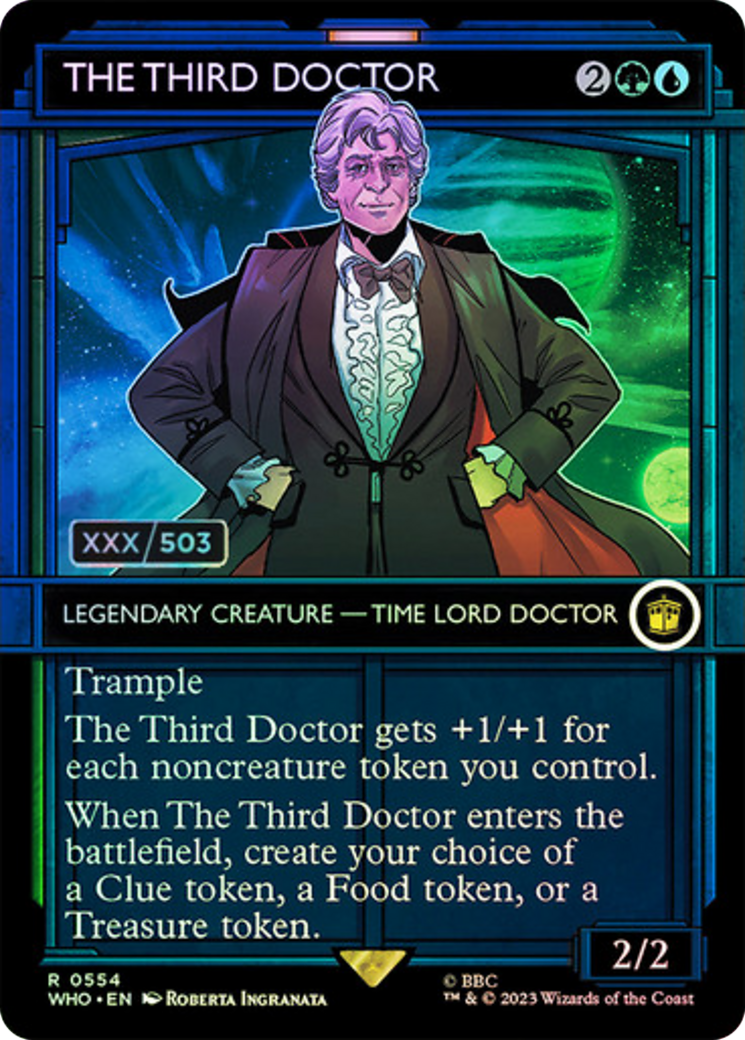 The Third Doctor (Serial Numbered) [Doctor Who] | Cards and Coasters CA