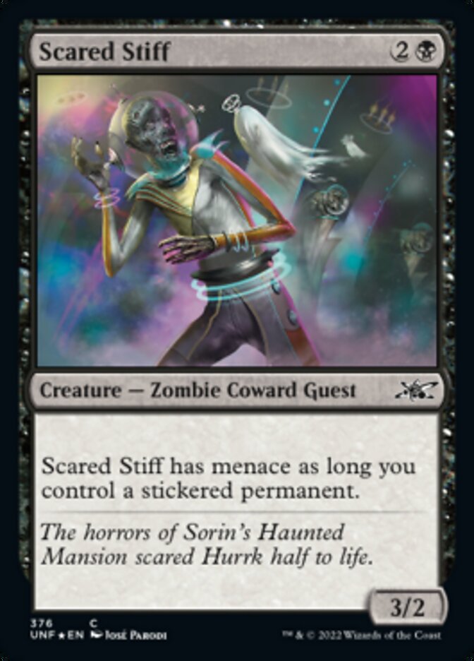 Scared Stiff (Galaxy Foil) [Unfinity] | Cards and Coasters CA