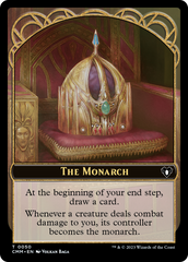 Copy (54) // The Monarch Double-Sided Token [Commander Masters Tokens] | Cards and Coasters CA