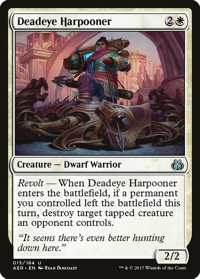 Deadeye Harpooner [Aether Revolt] | Cards and Coasters CA