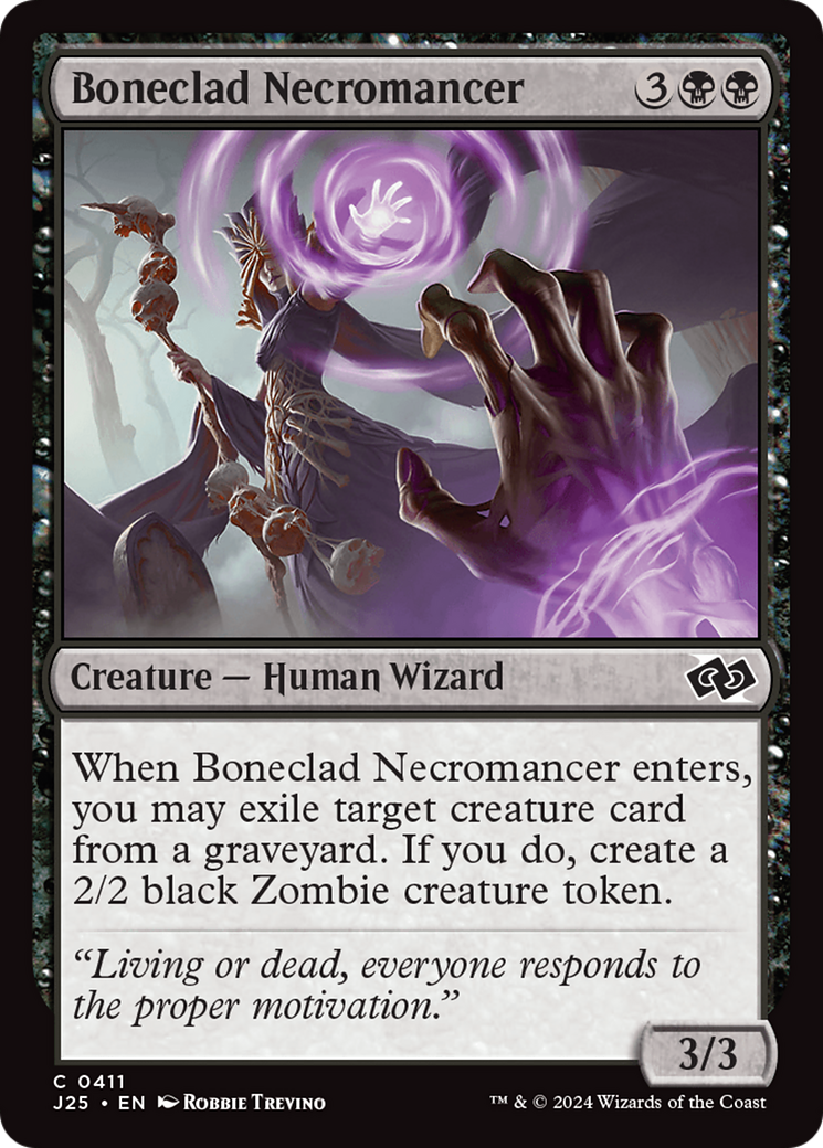 Boneclad Necromancer [Foundations Jumpstart] | Cards and Coasters CA