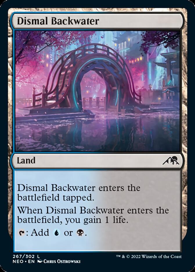 Dismal Backwater [Kamigawa: Neon Dynasty] | Cards and Coasters CA