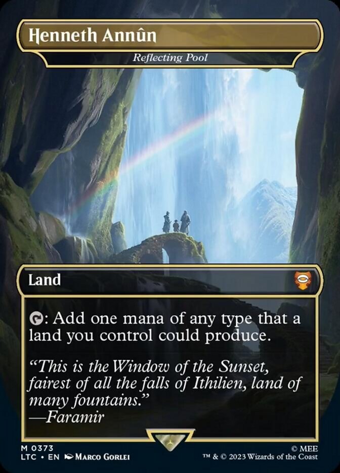 Henneth Annun - Reflecting Pool [The Lord of the Rings: Tales of Middle-Earth Commander] | Cards and Coasters CA