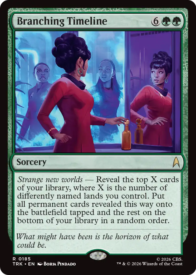 Branching Timeline [Star Trek] | Cards and Coasters CA