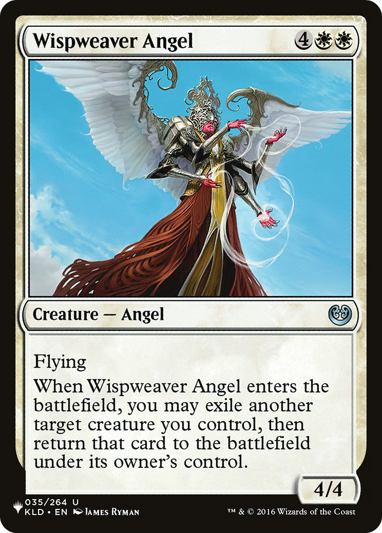 Wispweaver Angel [The List Reprints] | Cards and Coasters CA