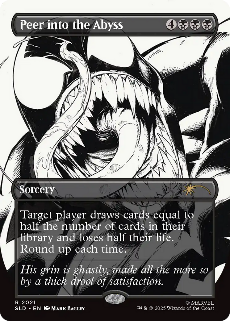 Peer into the Abyss (2021) (Rainbow Foil) [Secret Lair Drop Series] | Cards and Coasters CA