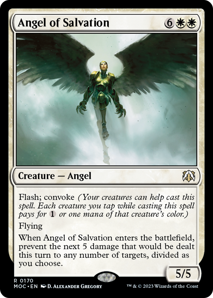 Angel of Salvation [March of the Machine Commander] | Cards and Coasters CA