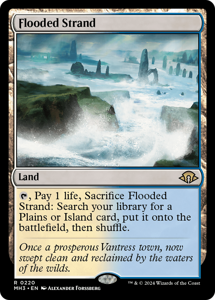 Flooded Strand [Modern Horizons 3] | Cards and Coasters CA