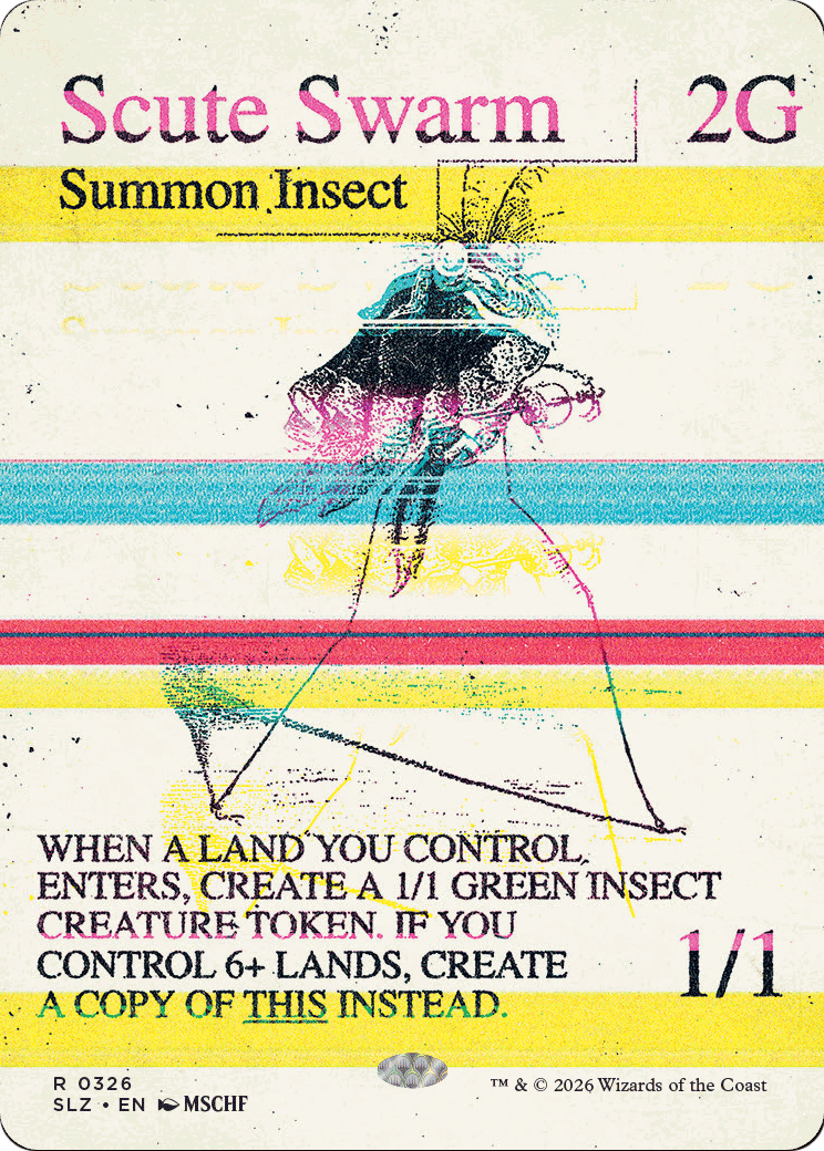 Scute Swarm (0326) [Secret Lair x MSCHF: The Zeta Set] | Cards and Coasters CA