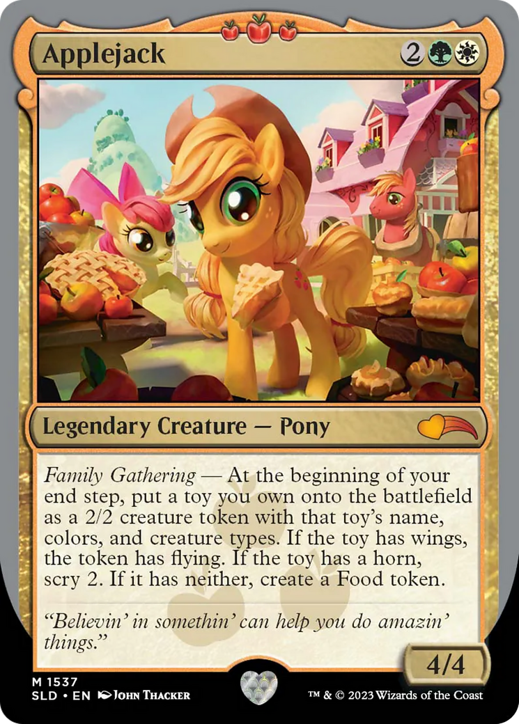 Applejack [Secret Lair Drop Series] | Cards and Coasters CA