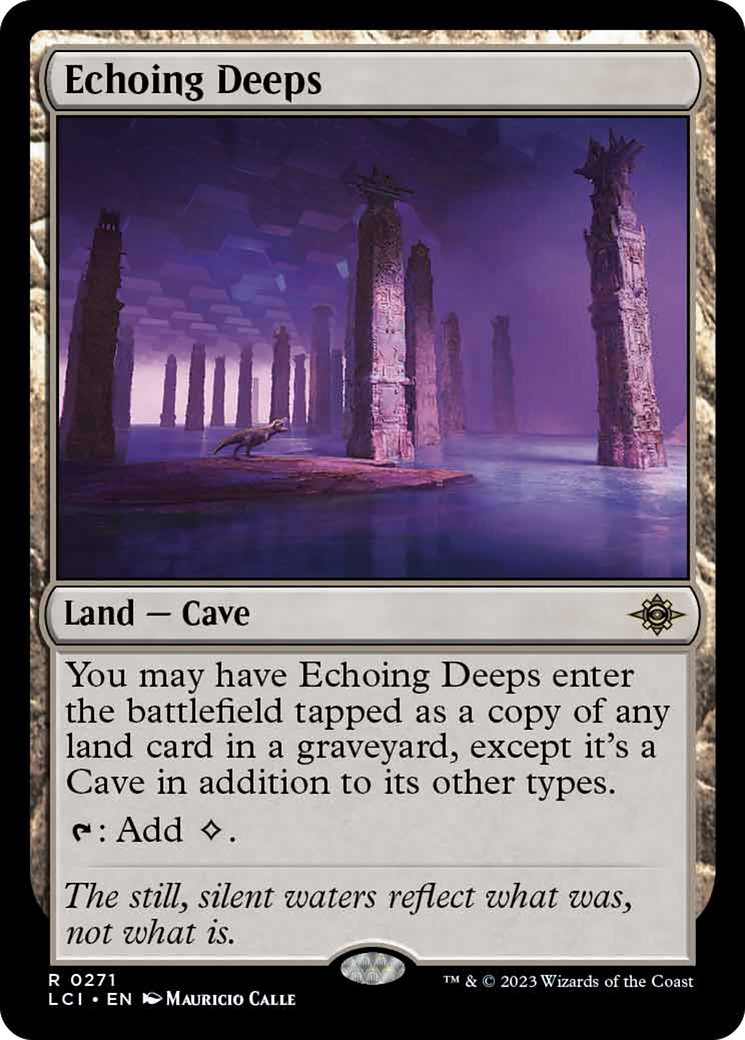 Echoing Deeps [The Lost Caverns of Ixalan] | Cards and Coasters CA