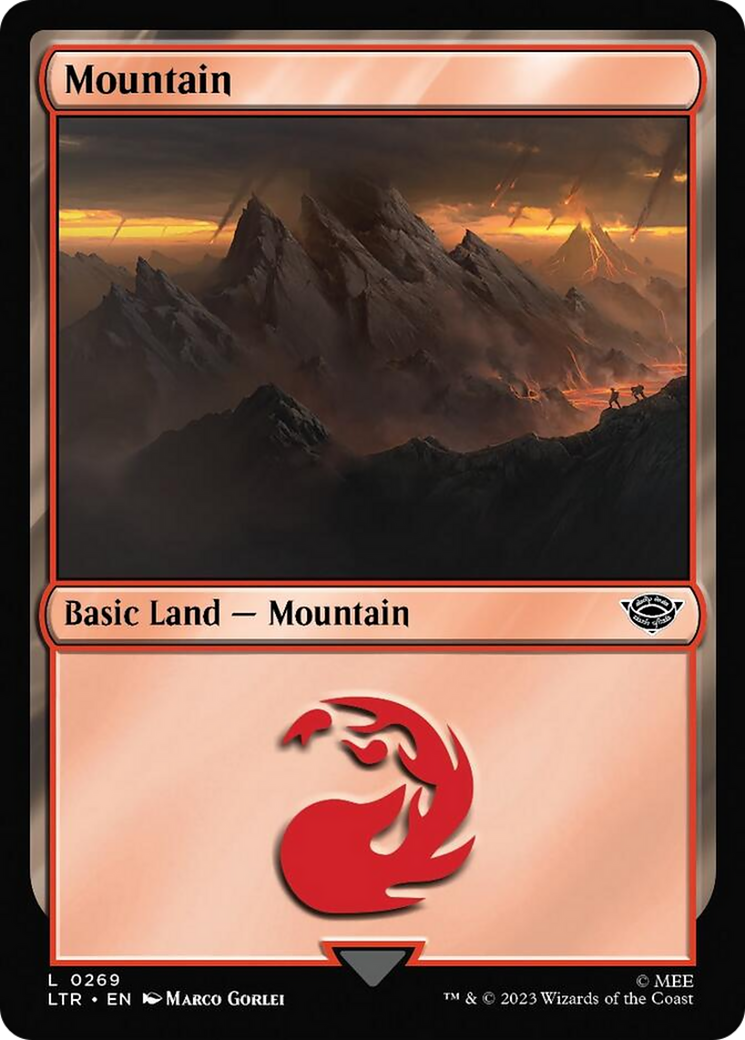 Mountain (269) [The Lord of the Rings: Tales of Middle-Earth] | Cards and Coasters CA