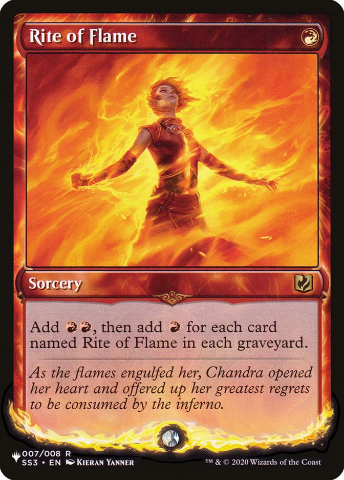 Rite of Flame [The List] | Cards and Coasters CA