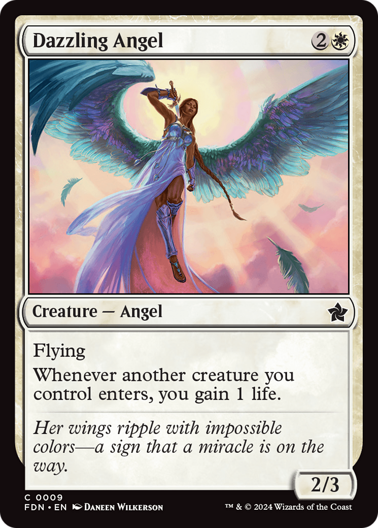 Dazzling Angel [Foundations] | Cards and Coasters CA