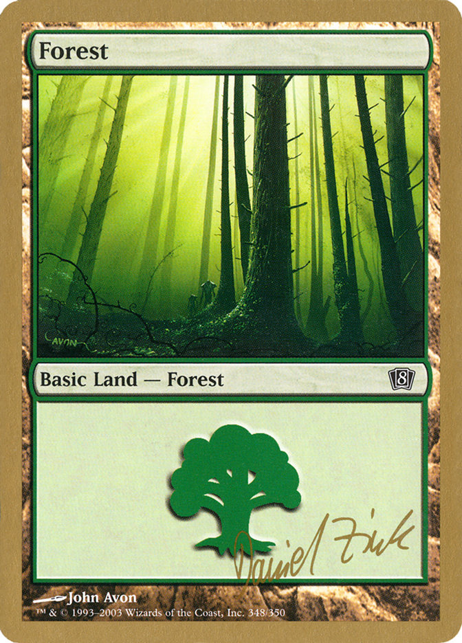 Forest (dz348) (Daniel Zink) [World Championship Decks 2003] | Cards and Coasters CA