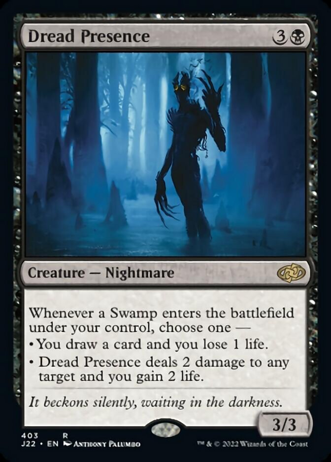 Dread Presence [Jumpstart 2022] | Cards and Coasters CA