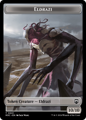 Spirit (Ripple Foil) // Eldrazi Double-Sided Token [Modern Horizons 3 Commander Tokens] | Cards and Coasters CA