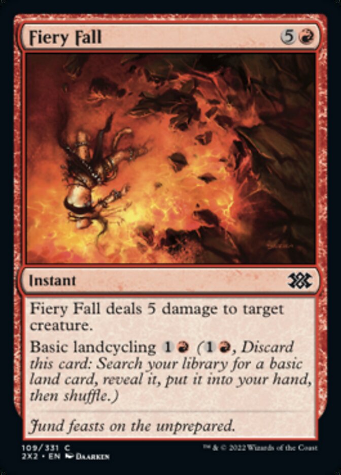 Fiery Fall [Double Masters 2022] | Cards and Coasters CA