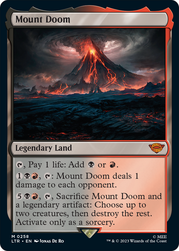 Mount Doom [The Lord of the Rings: Tales of Middle-Earth] | Cards and Coasters CA