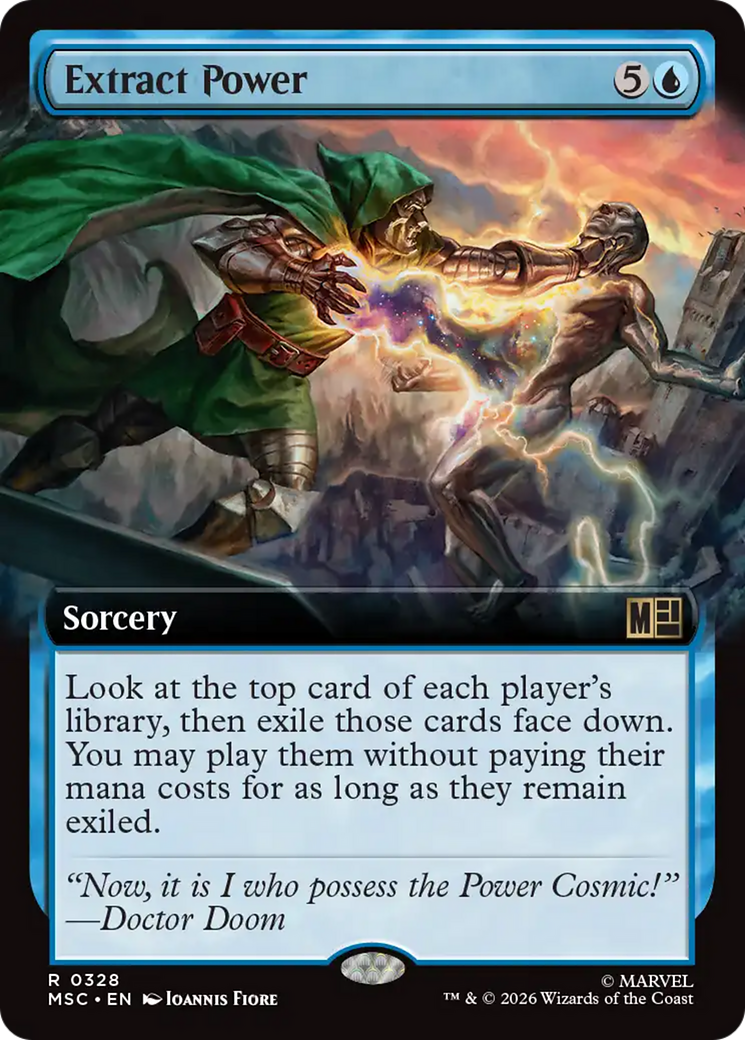 Extract Power (Extended Art) [Marvel Super Heroes Commander] | Cards and Coasters CA