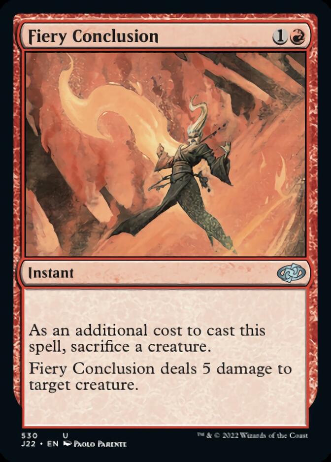Fiery Conclusion [Jumpstart 2022] | Cards and Coasters CA