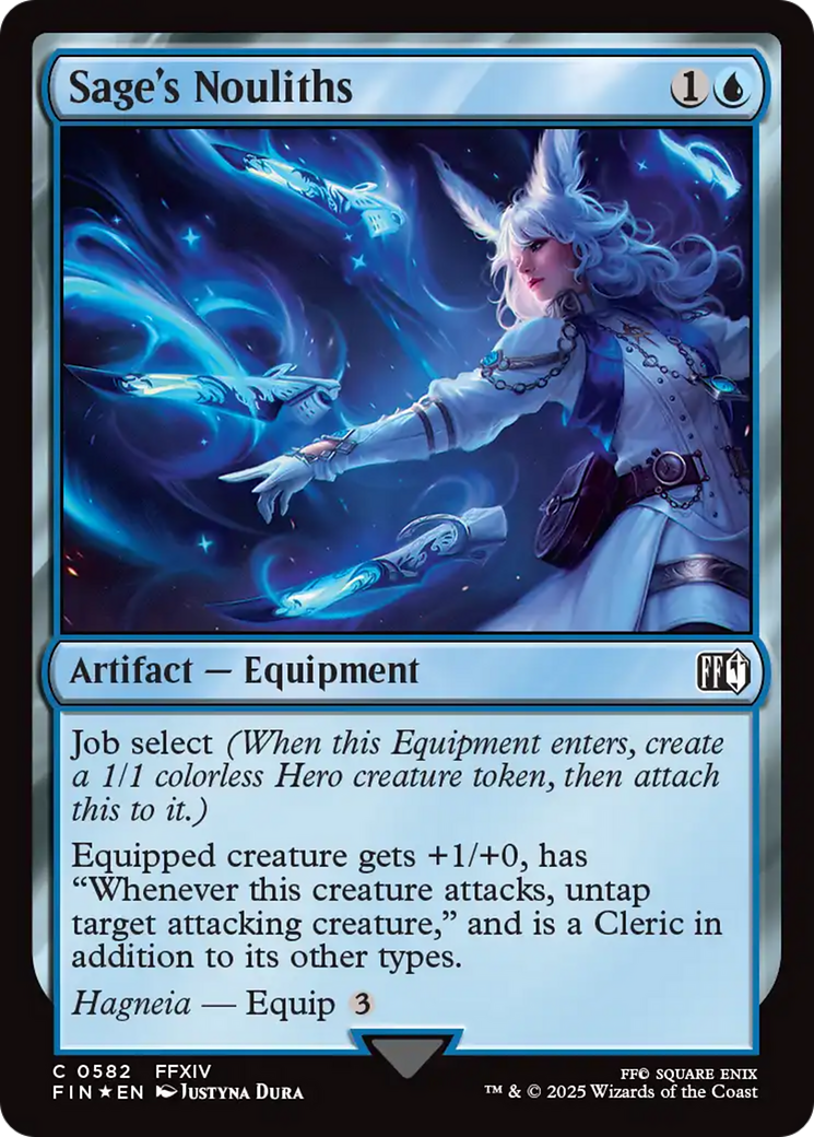 Sage's Nouliths (Surge Foil) [FINAL FANTASY] | Cards and Coasters CA