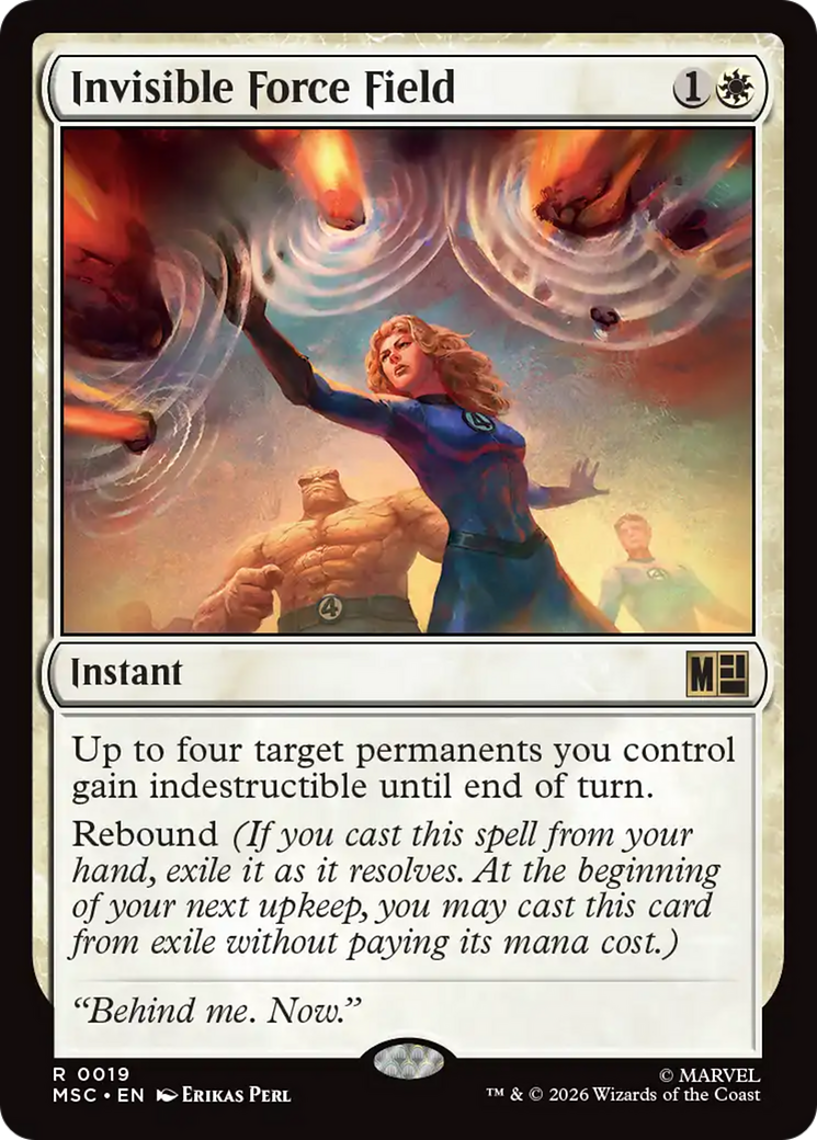 Invisible Force Field [Marvel Super Heroes Commander] | Cards and Coasters CA