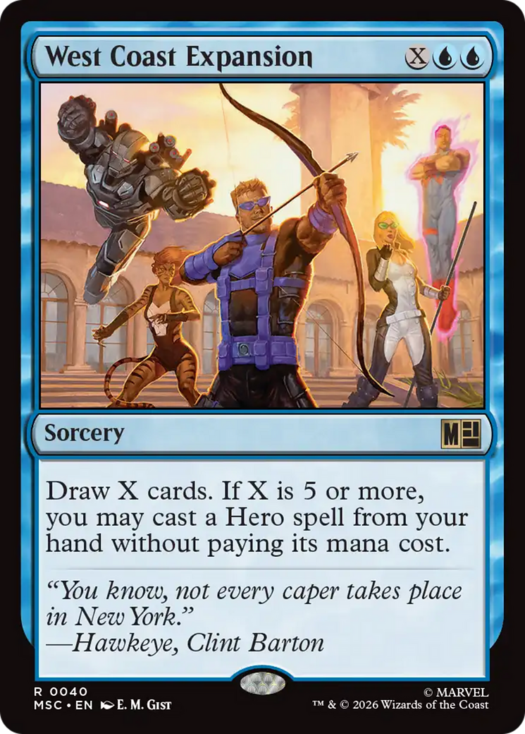 West Coast Expansion [Marvel Super Heroes Commander] | Cards and Coasters CA