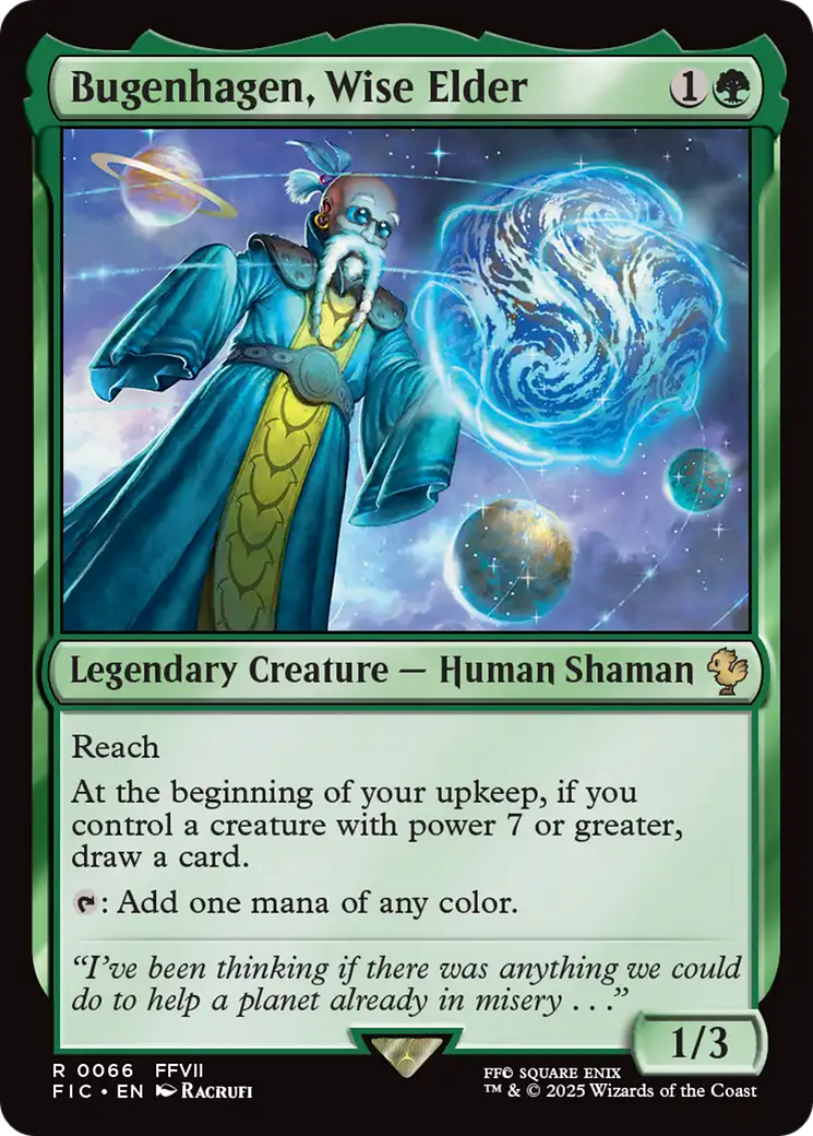Bugenhagen, Wise Elder [FINAL FANTASY Commander] | Cards and Coasters CA