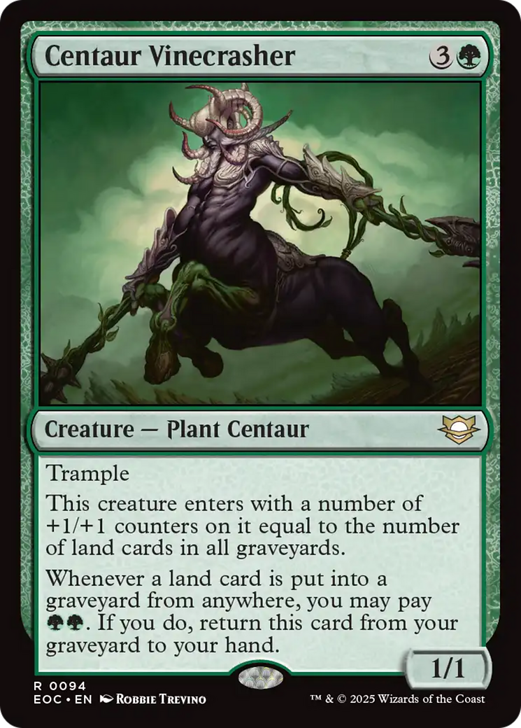 Centaur Vinecrasher [Edge of Eternities Commander] | Cards and Coasters CA