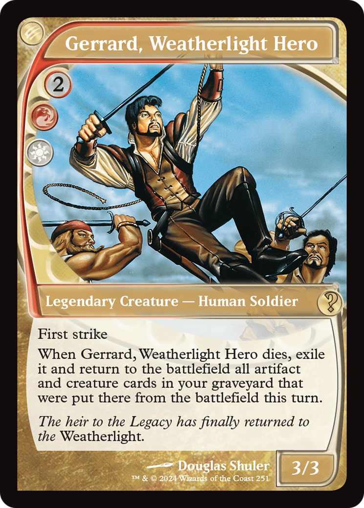 Gerrard, Weatherlight Hero (Future Sight) [Mystery Booster 2] | Cards and Coasters CA