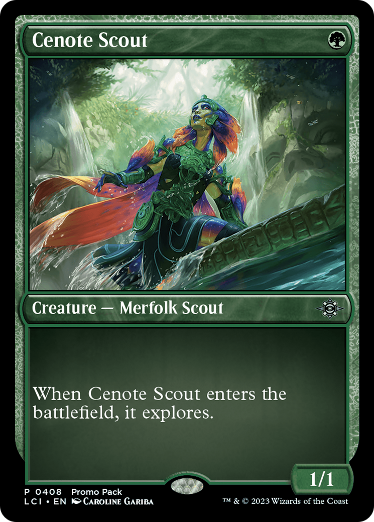 Cenote Scout [The Lost Caverns of Ixalan Promos] | Cards and Coasters CA