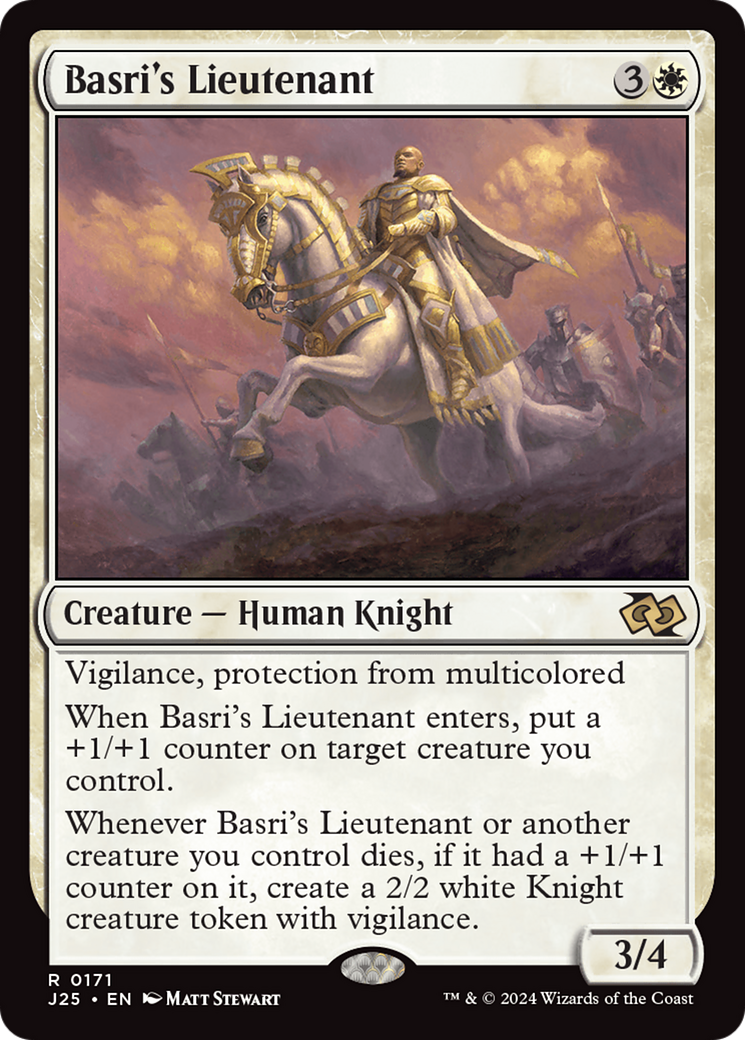 Basri's Lieutenant [Foundations Jumpstart] | Cards and Coasters CA