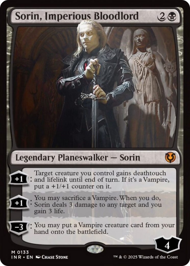 Sorin, Imperious Bloodlord [Innistrad Remastered] | Cards and Coasters CA