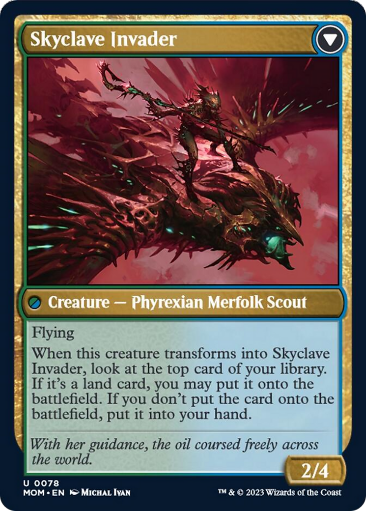 Skyclave Aerialist // Skyclave Invader [March of the Machine] | Cards and Coasters CA