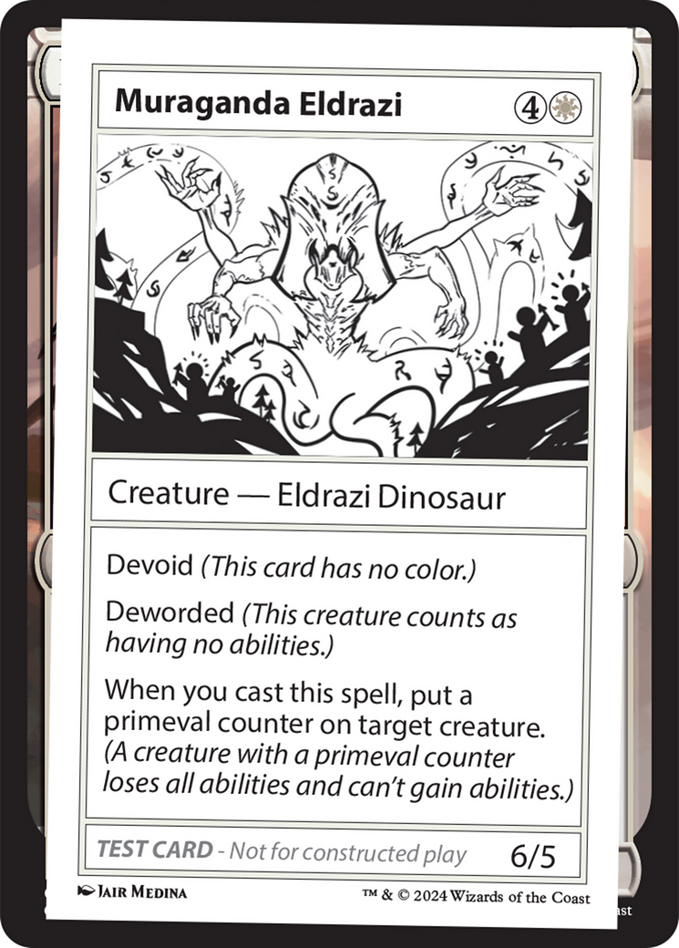 Muraganda Eldrazi [Mystery Booster 2 Playtest Cards] | Cards and Coasters CA