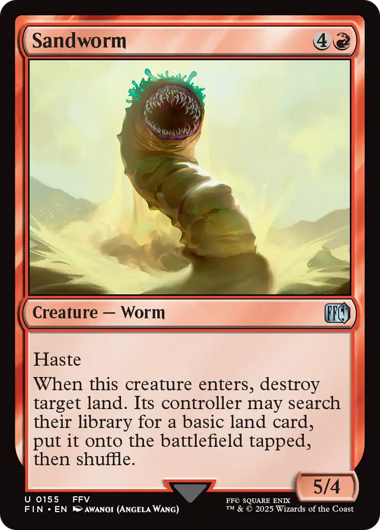 Sandworm [FINAL FANTASY] | Cards and Coasters CA