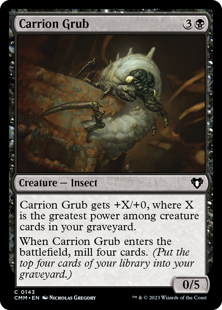 Carrion Grub [Commander Masters] | Cards and Coasters CA