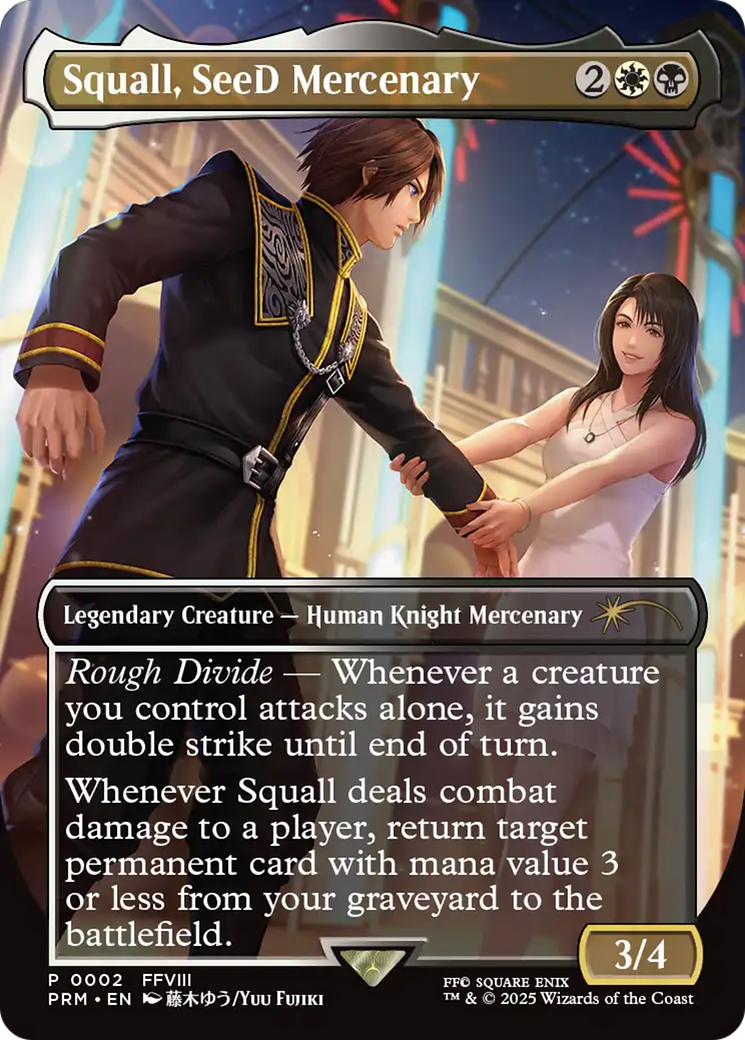 Squall, SeeD Mercenary [Standard Showdown Promos] | Cards and Coasters CA