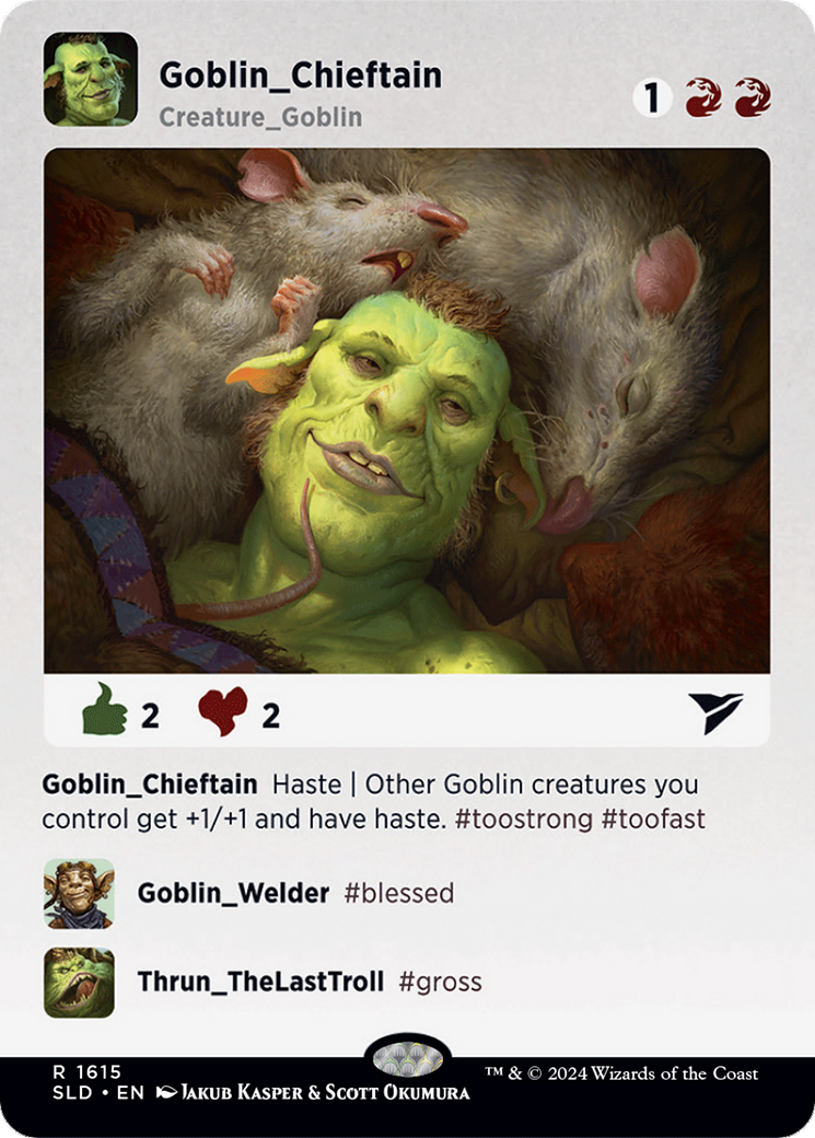 Goblin Chieftain [Secret Lair Drop Series] | Cards and Coasters CA