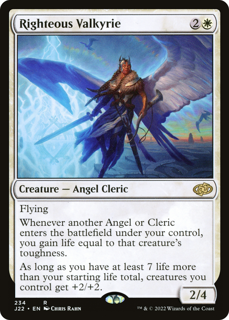 Righteous Valkyrie [Jumpstart 2022] | Cards and Coasters CA